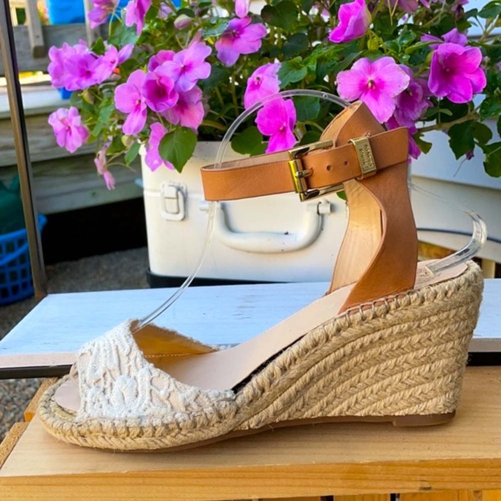 Vince Camuto Wedges Leather Strap